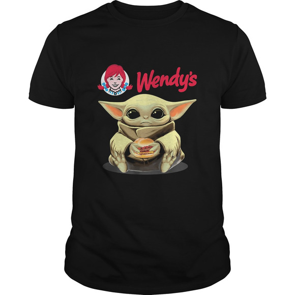 Tops - Wendys Baby Yoda Hug Hamburger Shirt